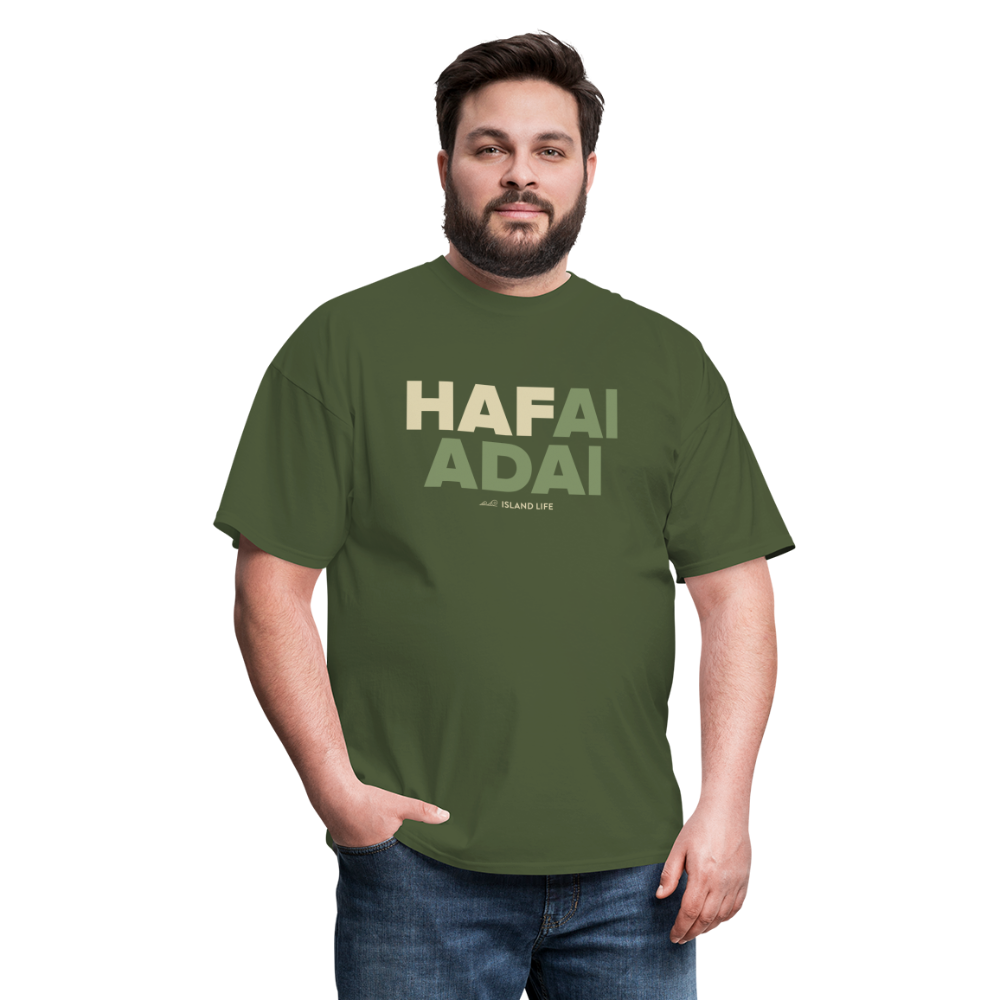 Hafai Adai Guam CNMI Military Green Unisex Classic T-Shirt - military green
