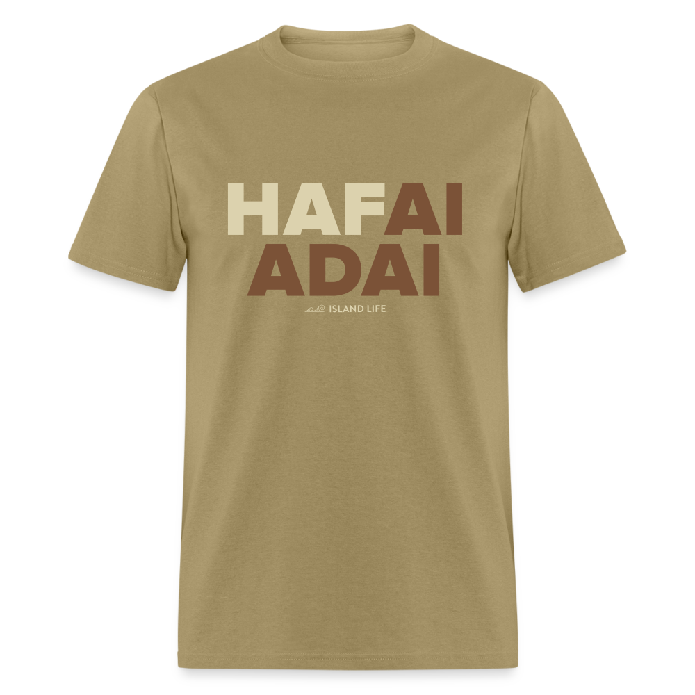 Hafai Adai Guam CNMI Khaki Unisex Classic T-Shirt - khaki