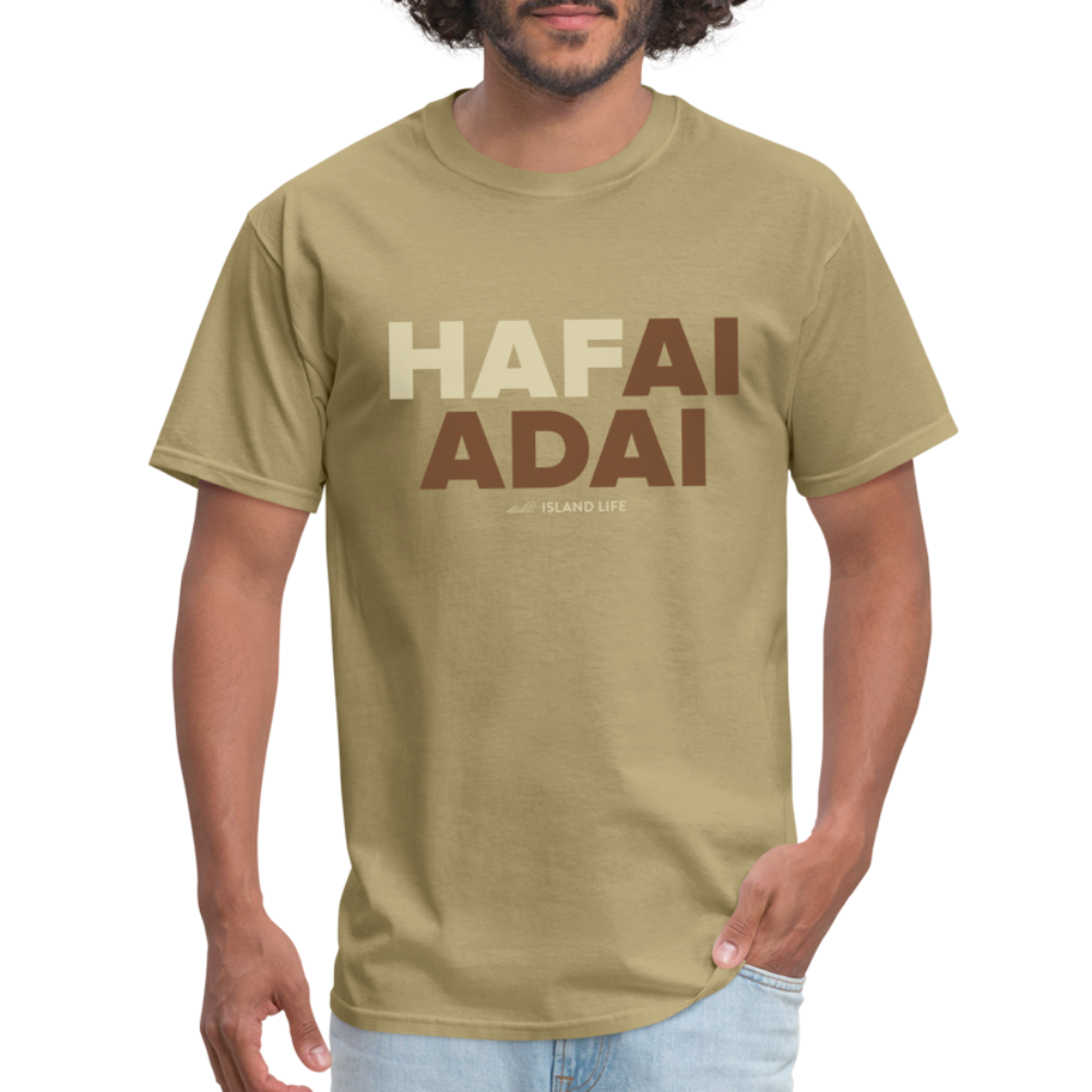 Hafai Adai Guam CNMI Khaki Unisex Classic T-Shirt - khaki