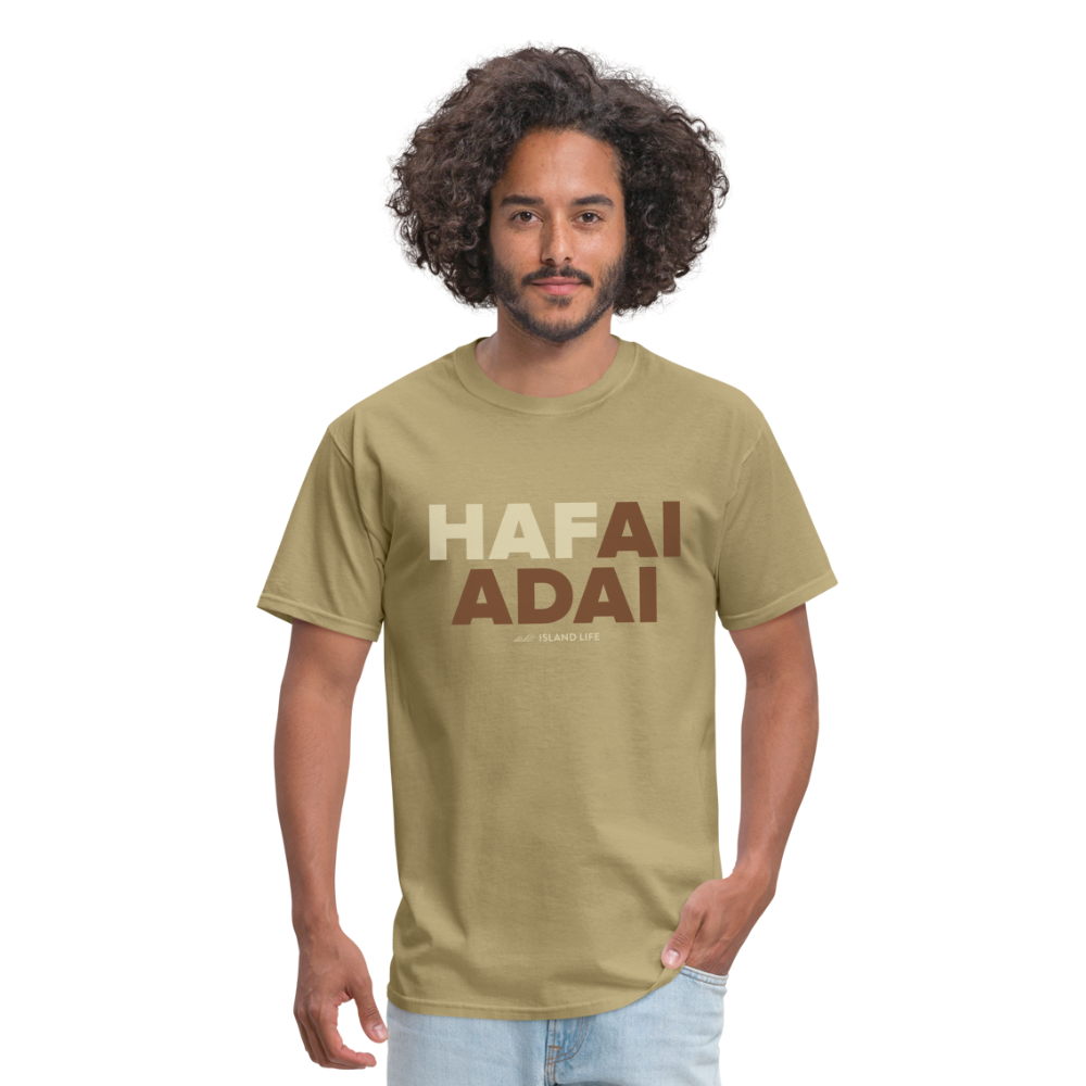 Hafai Adai Guam CNMI Khaki Unisex Classic T-Shirt - khaki