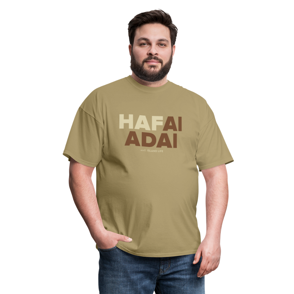 Hafai Adai Guam CNMI Khaki Unisex Classic T-Shirt - khaki
