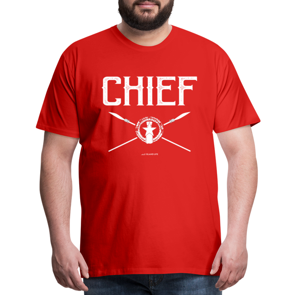 Chief Chamorro CNMI Saipan Men's Premium T-Shirt - red