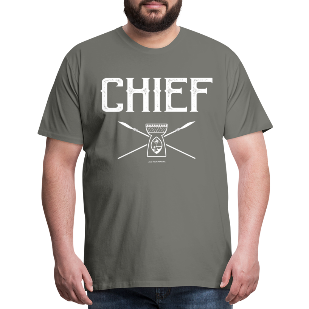 Chief Chamorro Guam Men's Premium T-Shirt - asphalt gray