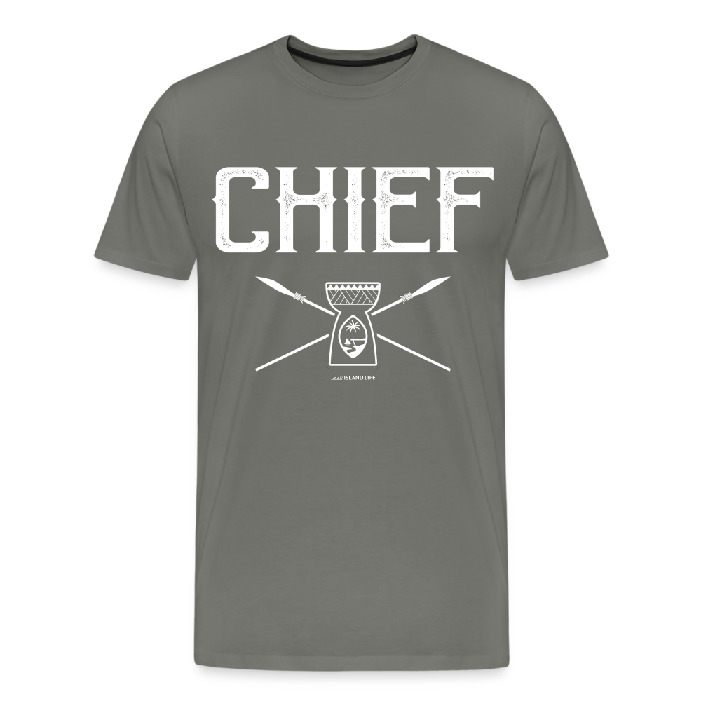Chief Chamorro Guam Men's Premium T-Shirt - asphalt gray