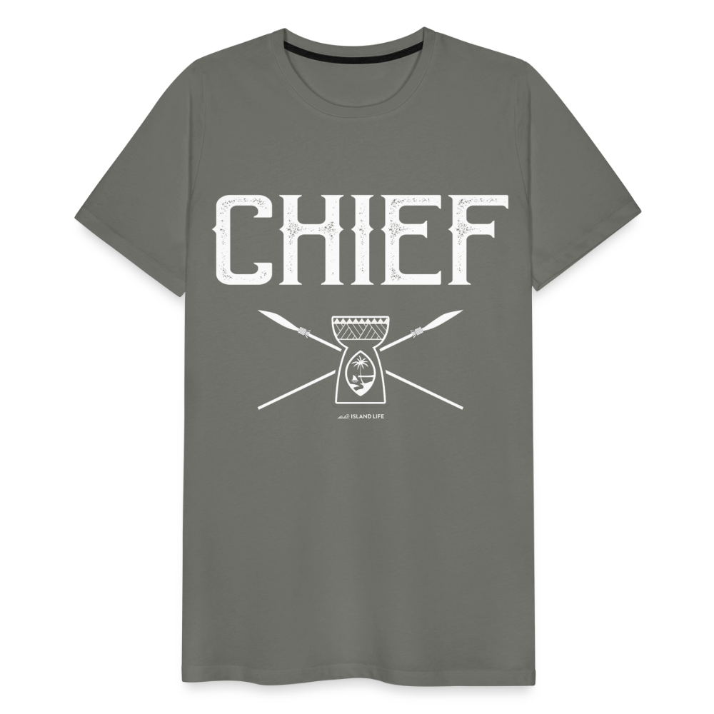 Chief Chamorro Guam Men's Premium T-Shirt - asphalt gray