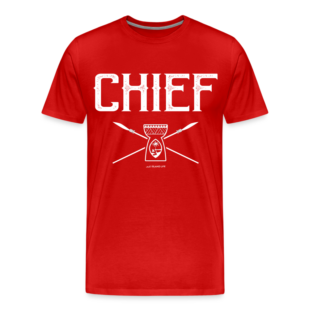 Chief Chamorro Guam Men's Premium T-Shirt - red