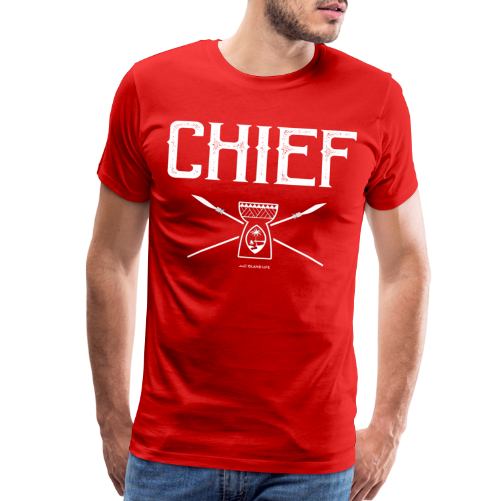 Chief Chamorro Guam Men's Premium T-Shirt - red