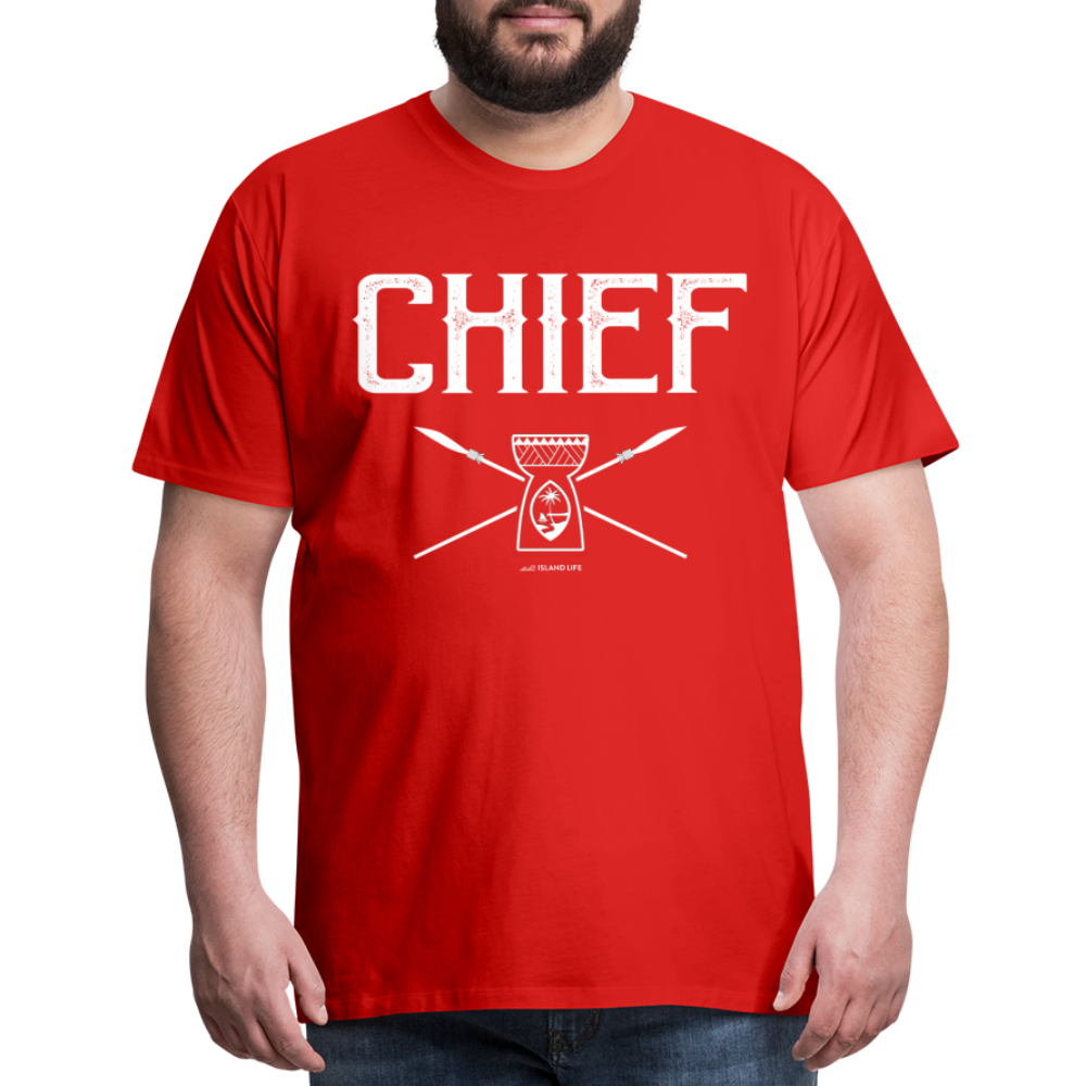 Chief Chamorro Guam Men's Premium T-Shirt - red