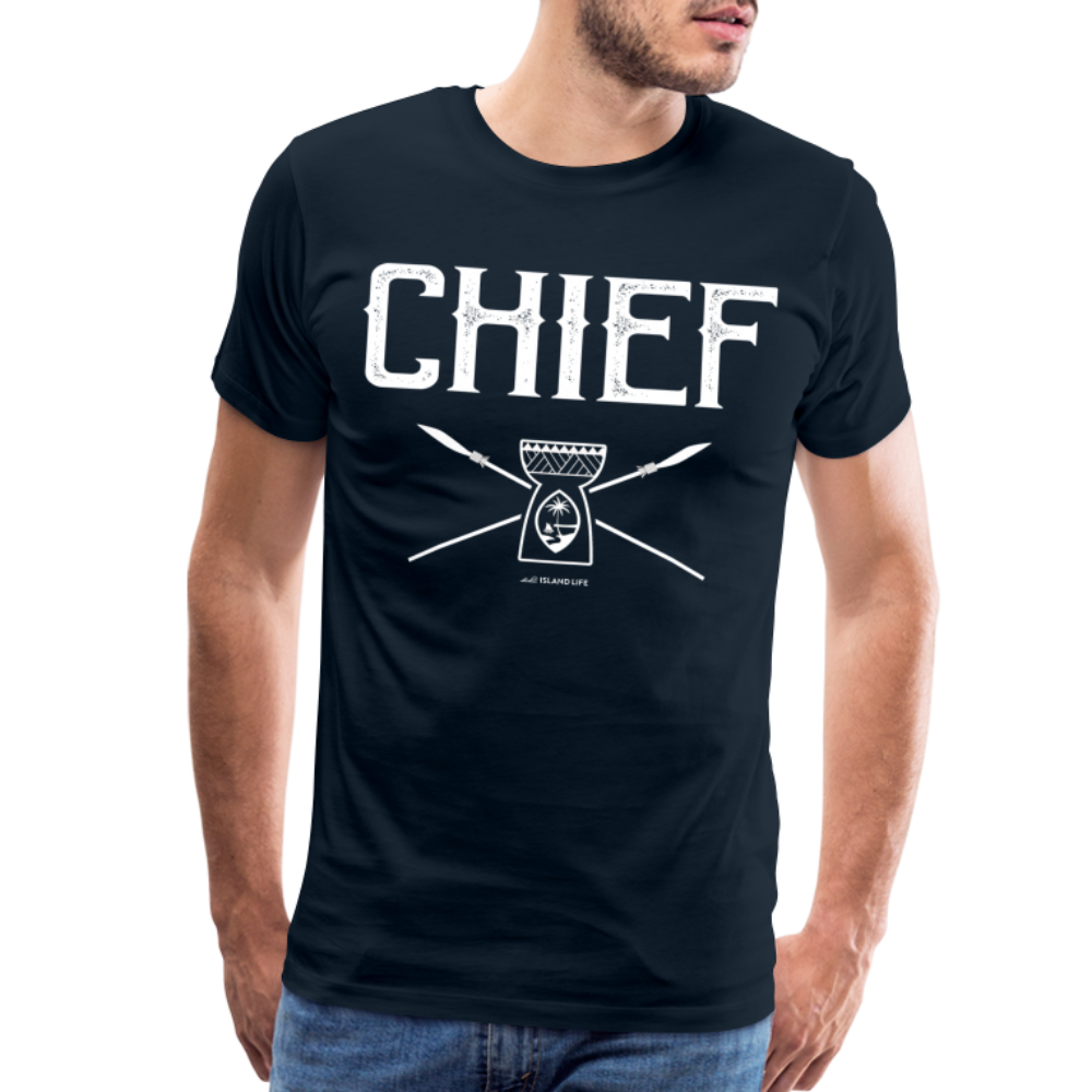 Chief Chamorro Guam Men's Premium T-Shirt - deep navy