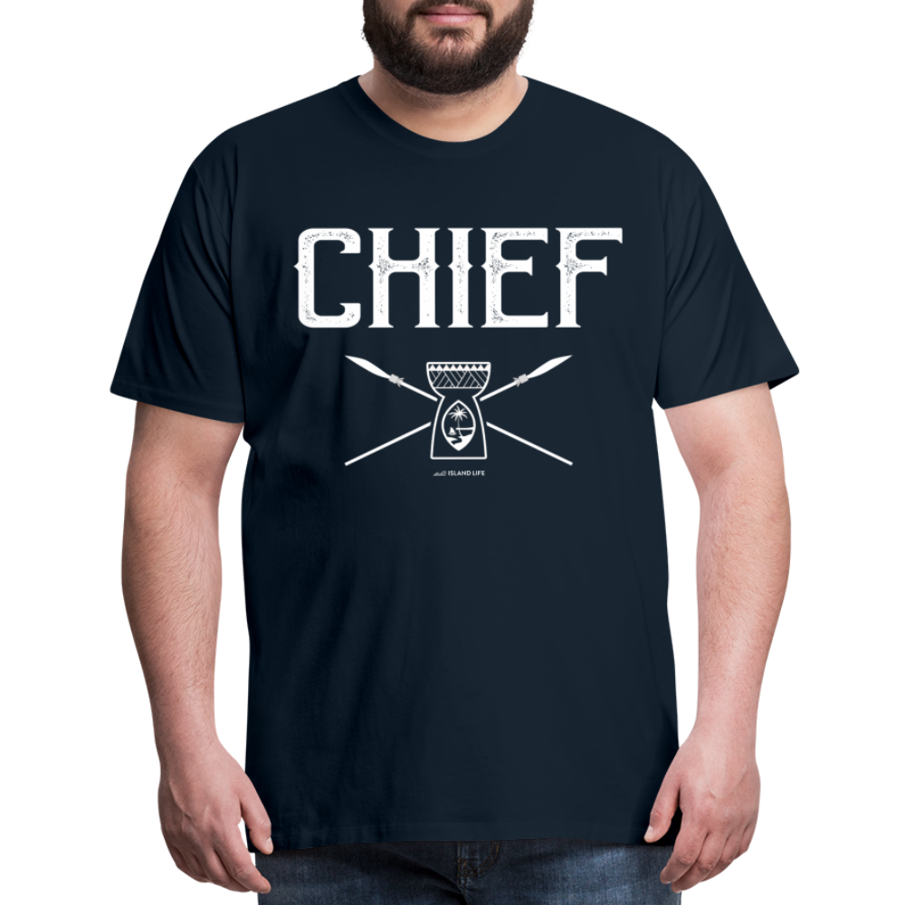 Chief Chamorro Guam Men's Premium T-Shirt - deep navy