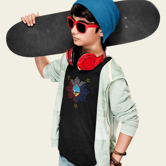 Guam Philippines Tribal Youth Kids' T-Shirt