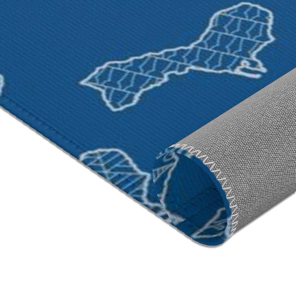 Islands of Guam Blue Nursery Rug Area Rug