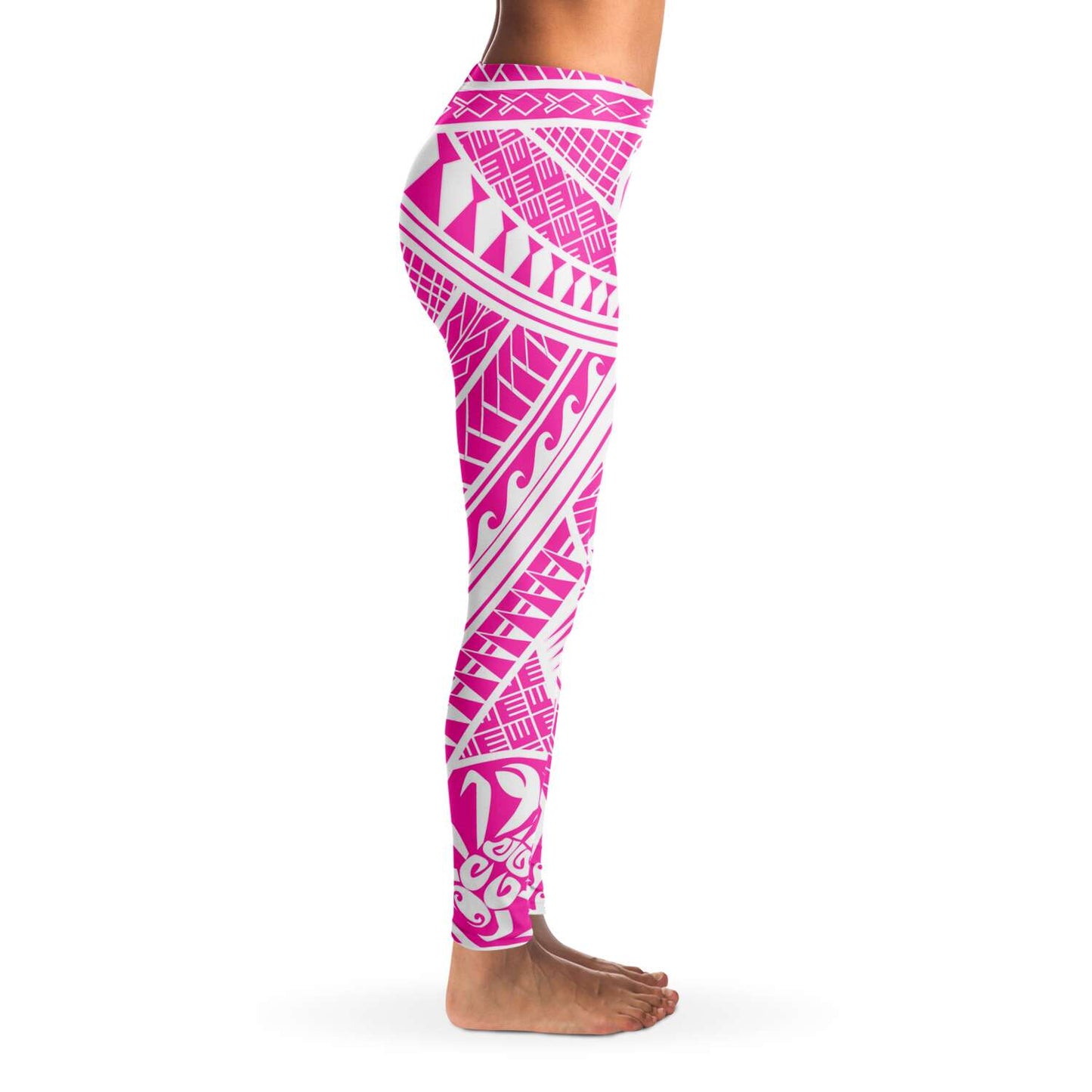 Guahan Modern Tribal Guam CNMI Pink Premium Leggings