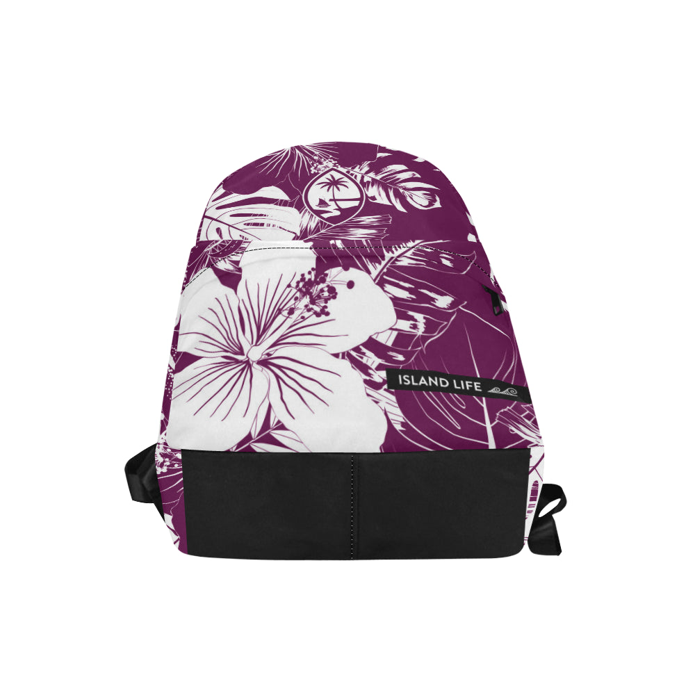 Guam Purple Floral Unisex Classic Backpack