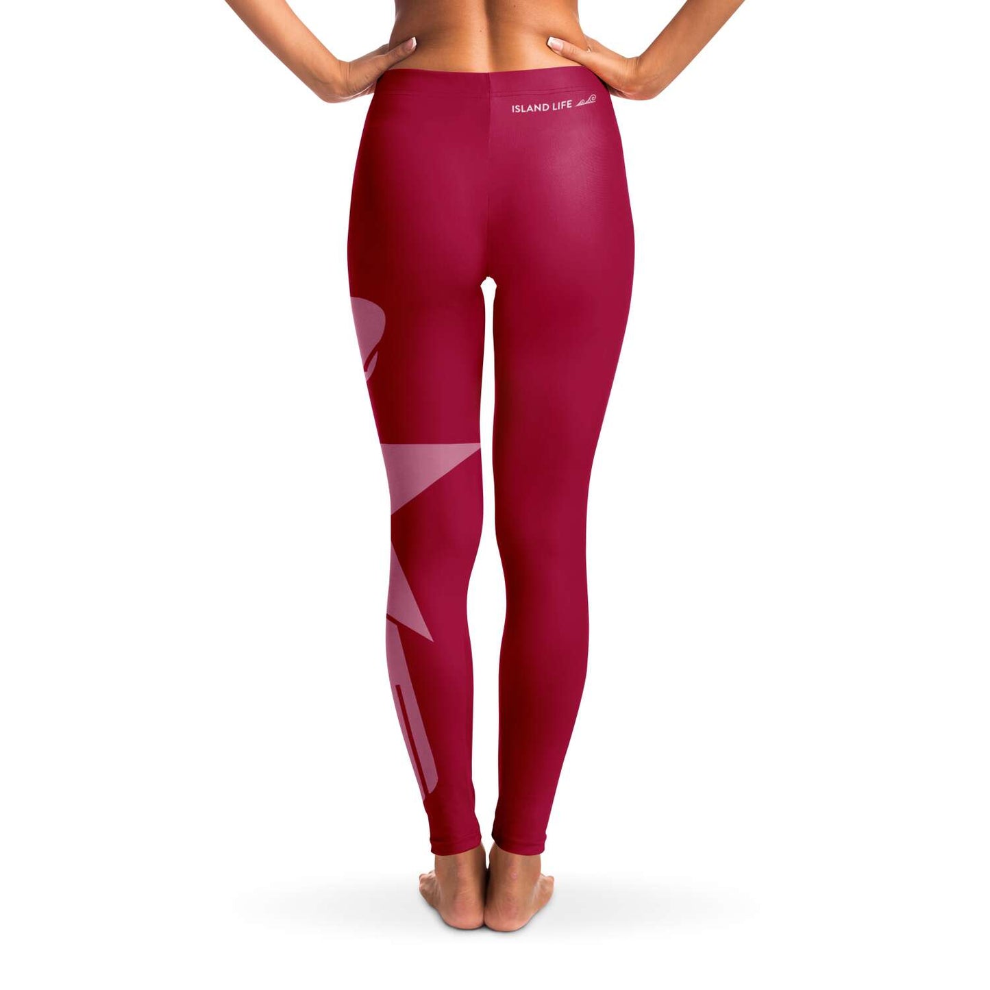 CNMI Seal Island Girl Red Premium Leggings
