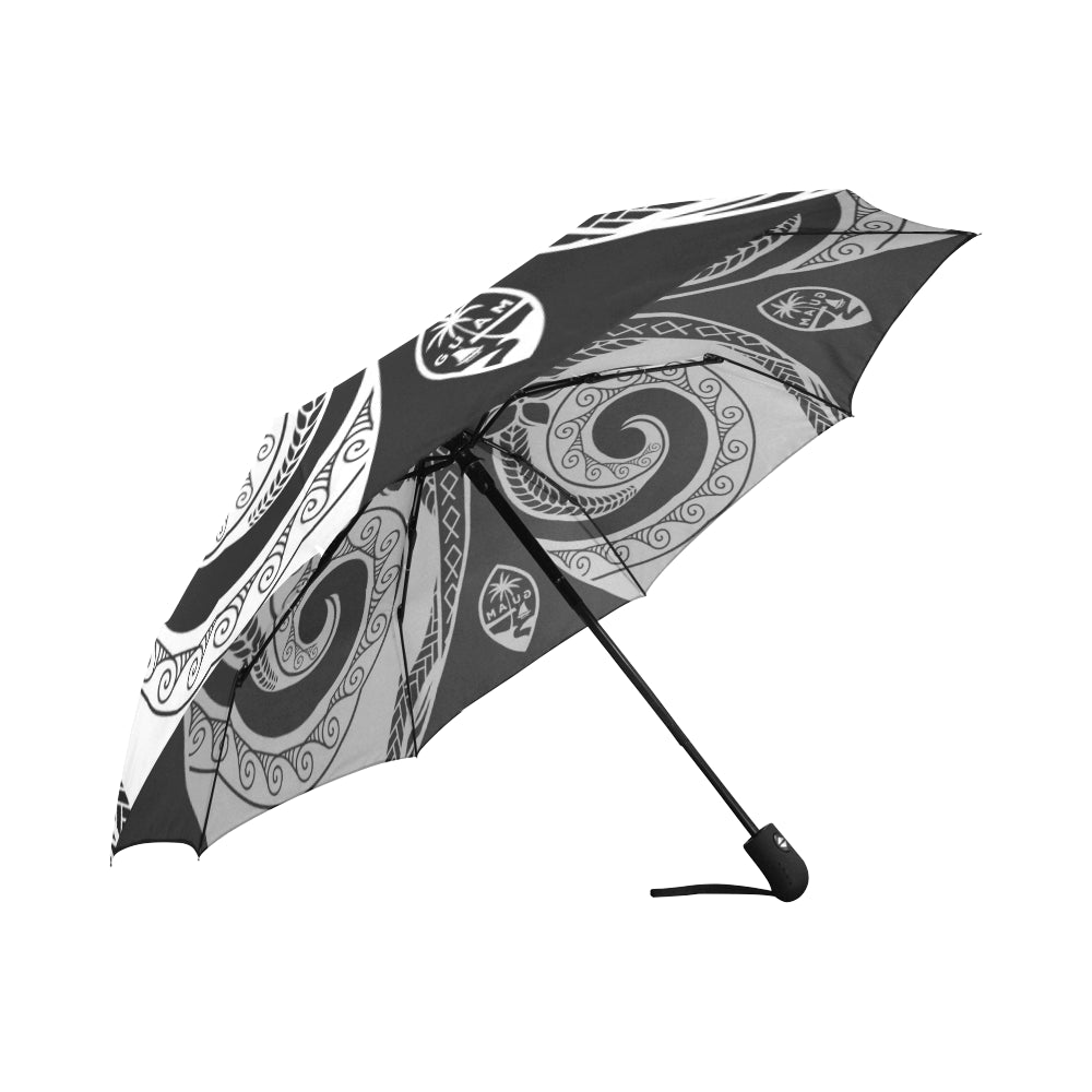 Tribal Guam Seal Automatic Folding Umbrella