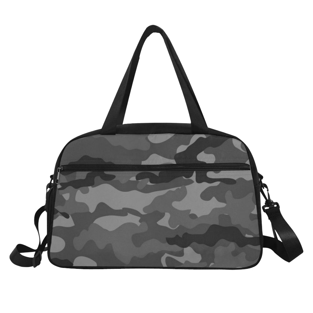 Guam Halftone Gray Camo Fitness Gym Bag