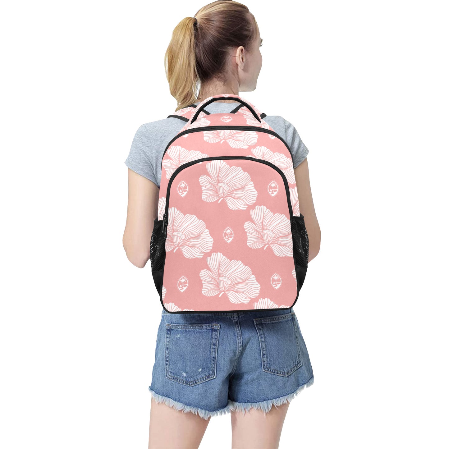 Guam Hibiscus Flora Multifunction Backpack