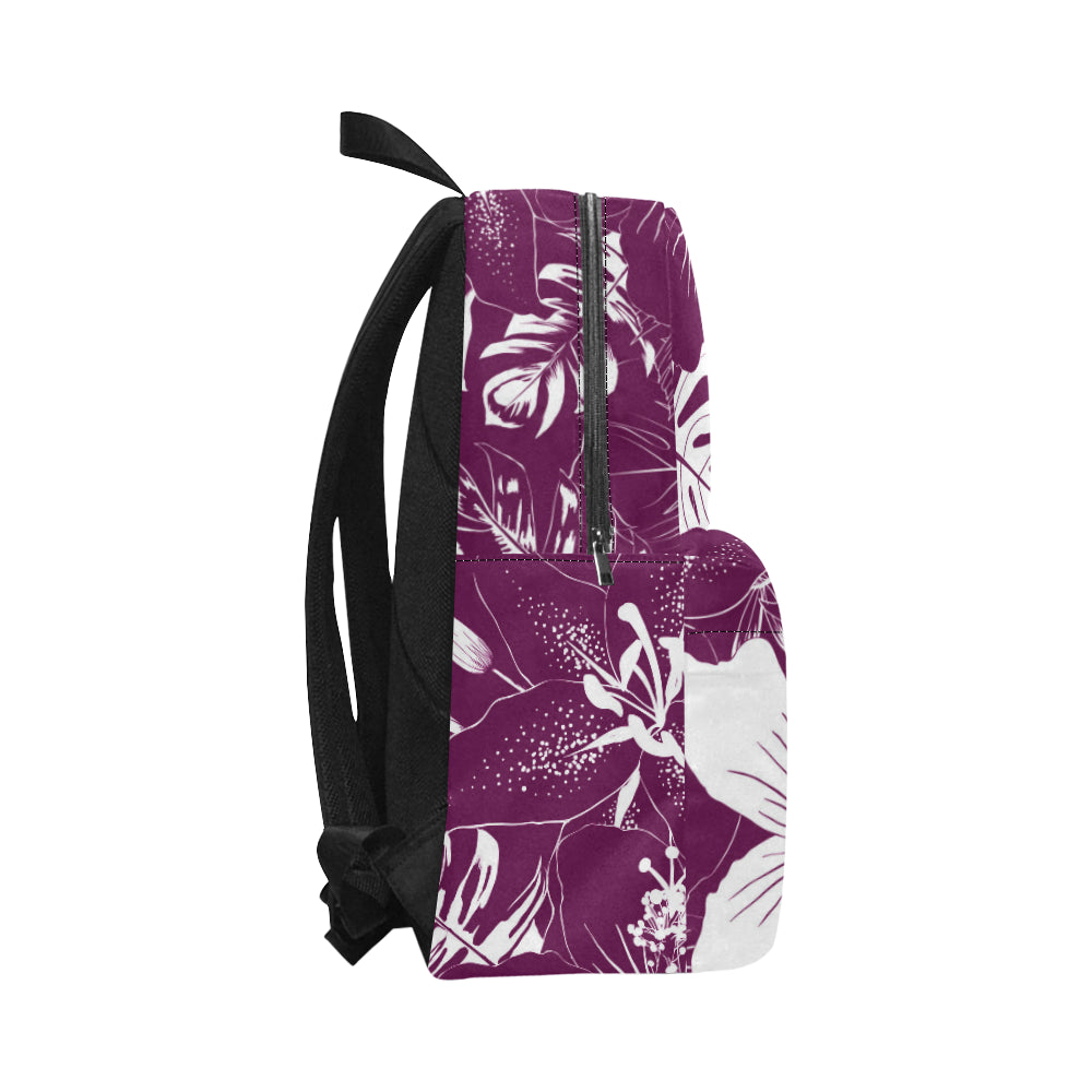 Guam Purple Floral Unisex Classic Backpack