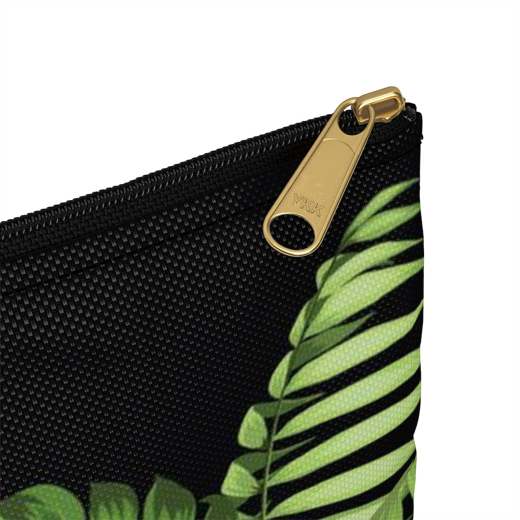 Love Guam Purple Hibiscus Accessories Carry All Pouch