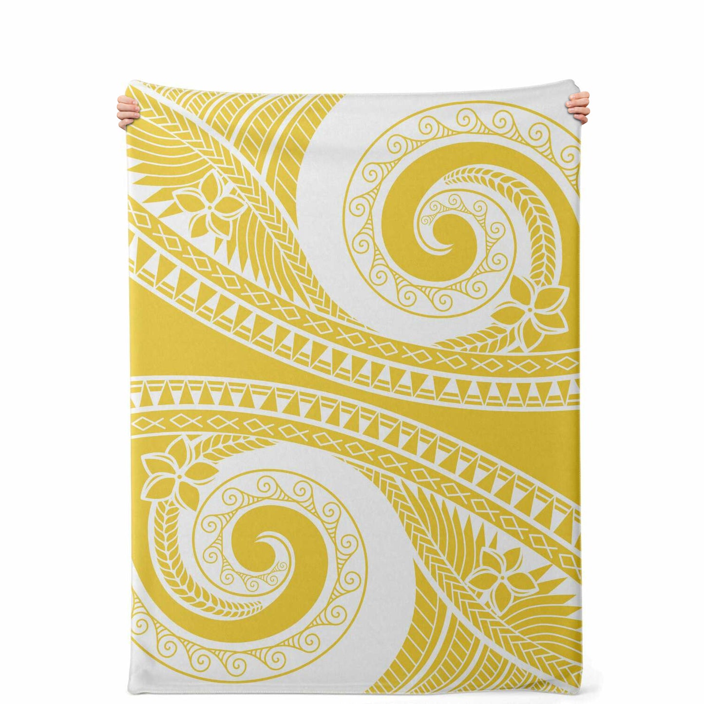 Tribal Gold Microfleece Blanket