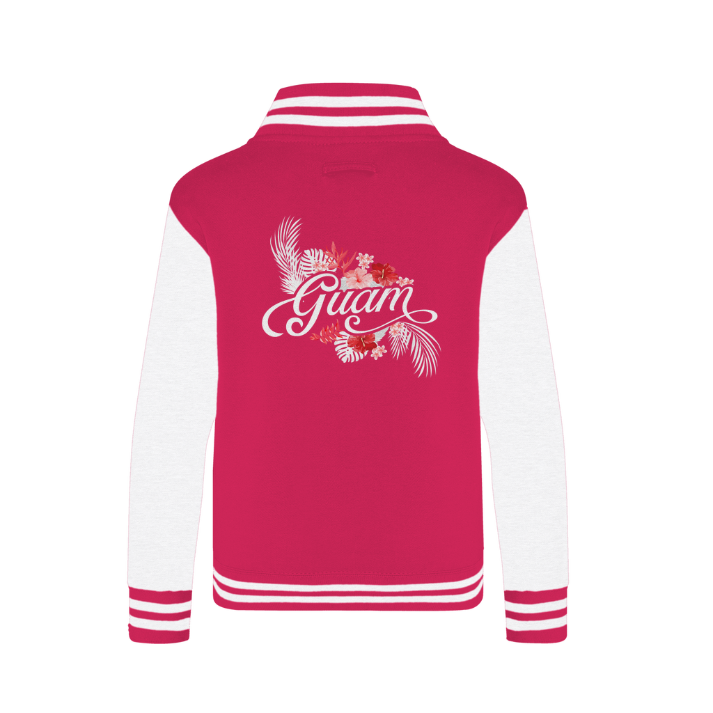 Guam Floral Varsity Jacket