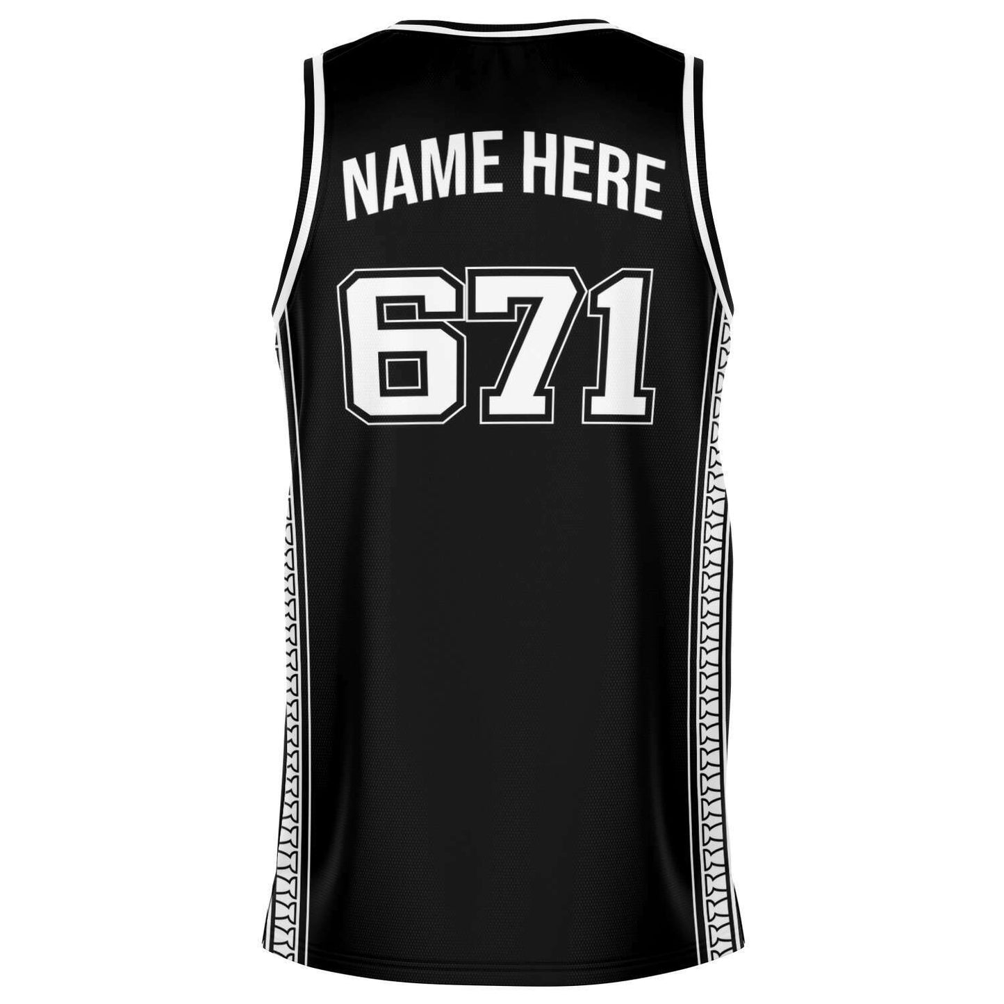 Guam 671 Tribal Basketball Jersey with Personalization