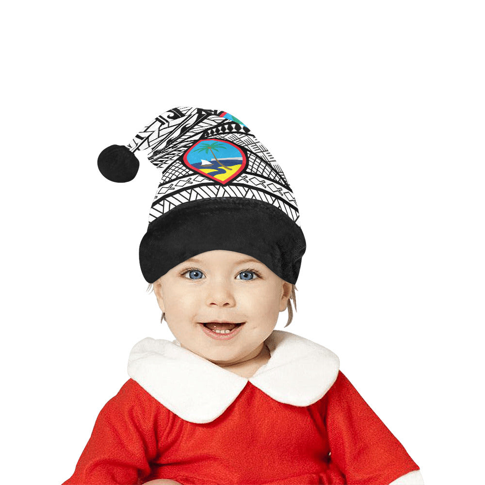 Guam Seal Tribal Santa Hat