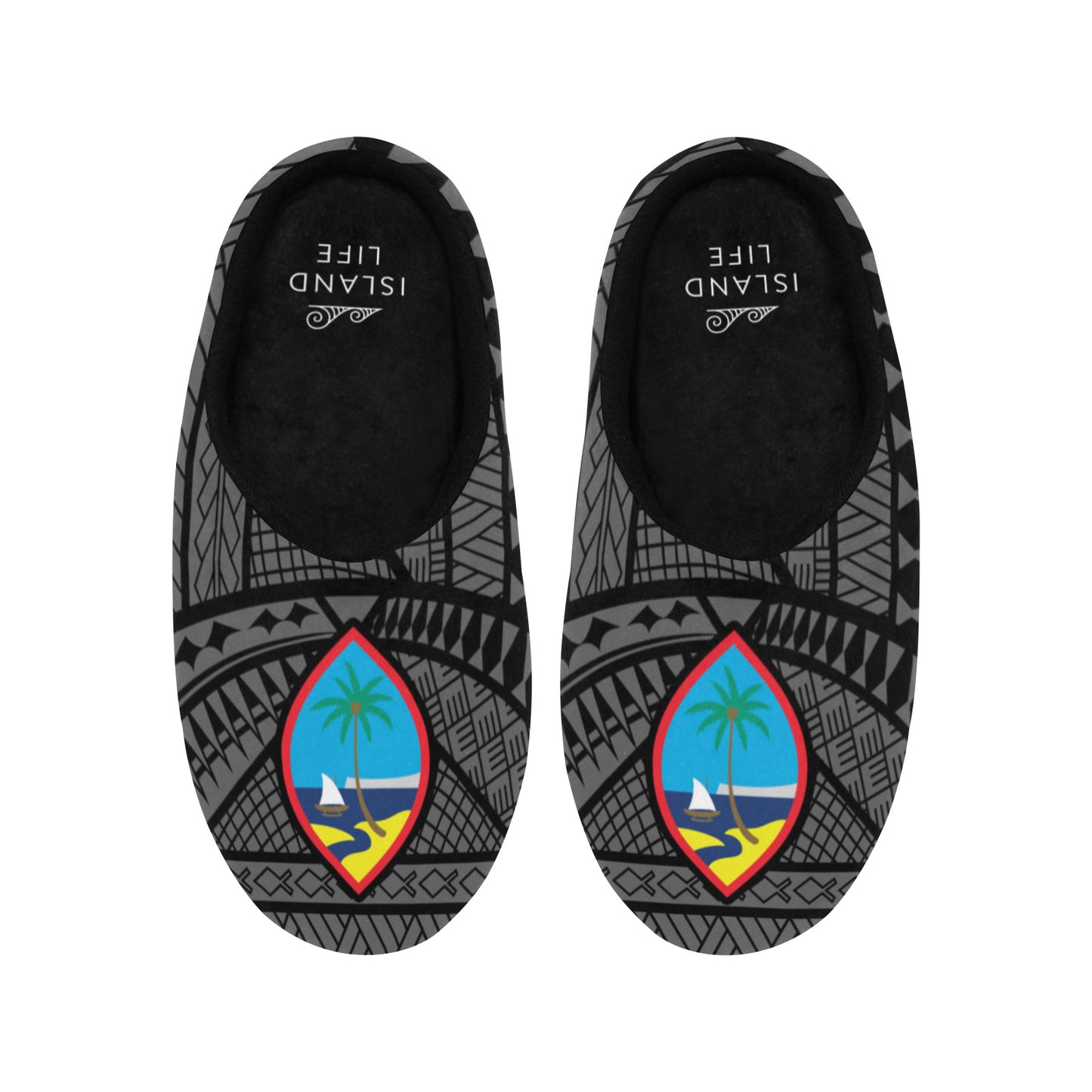 Guam Tribal Men's House Slippers