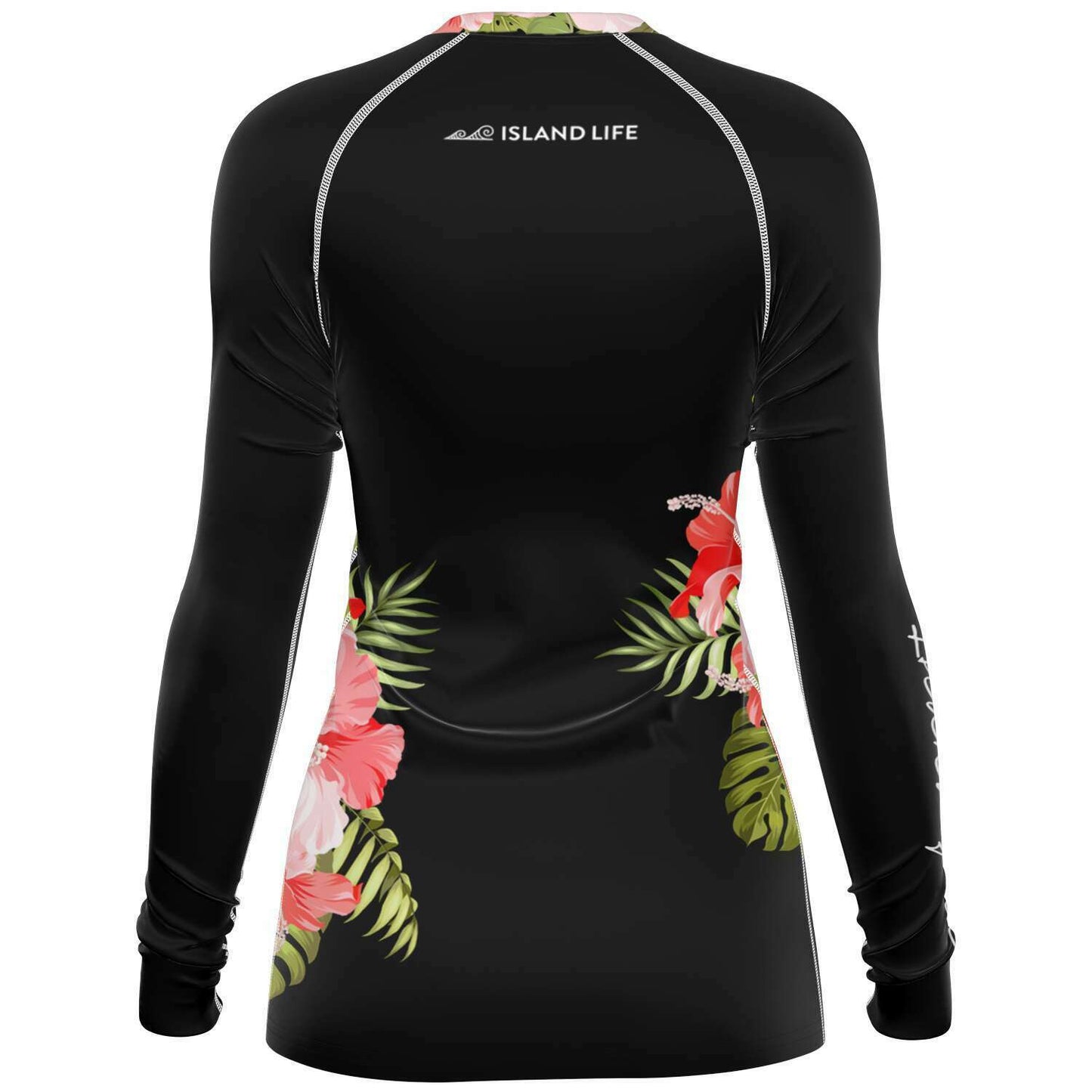 Guam Hibiscus Women's Rashguard