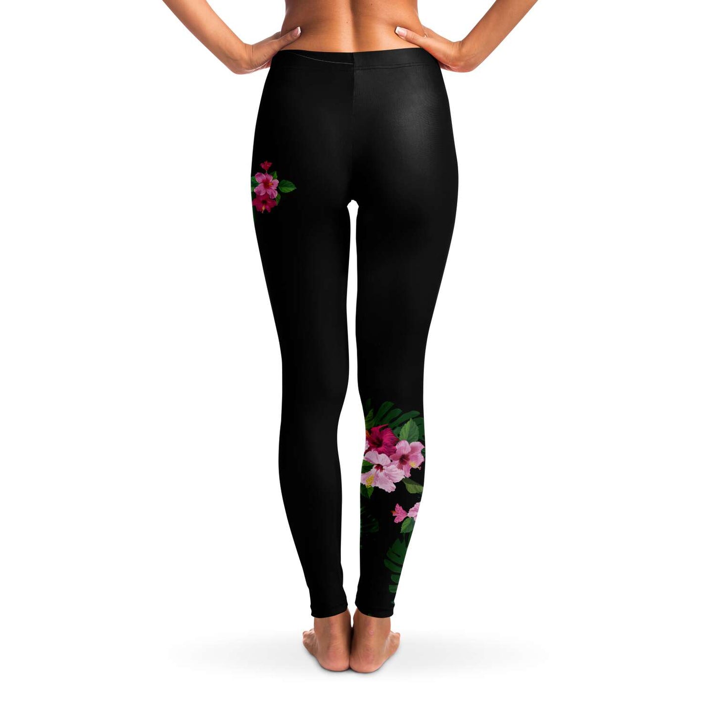 Guam Fuchsia Hibiscus Premium Leggings