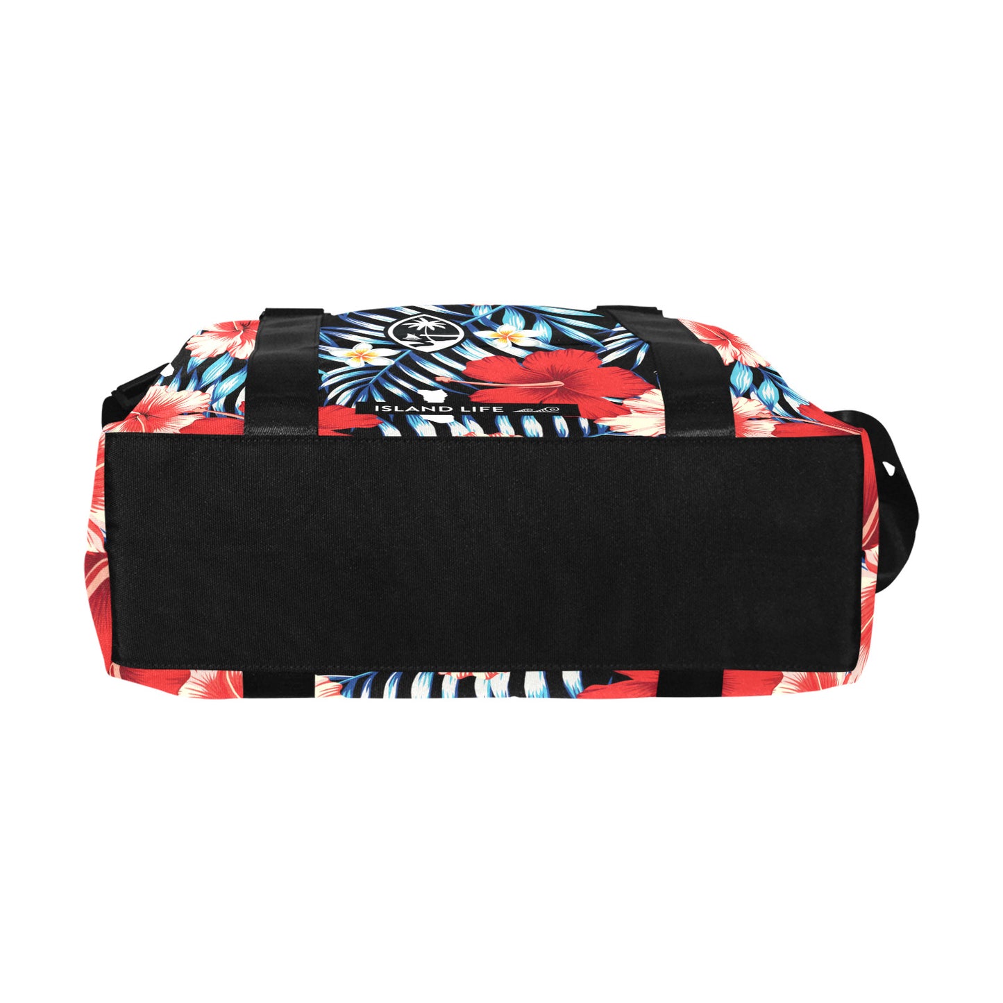 Guam Tropical Floral Large Travel Duffel Bag