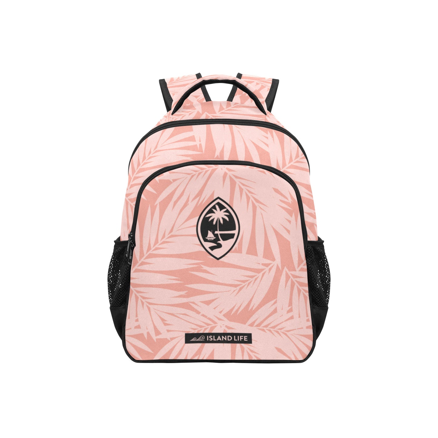 Guam Coconut Leaves Salmon Multifunctional Backpack