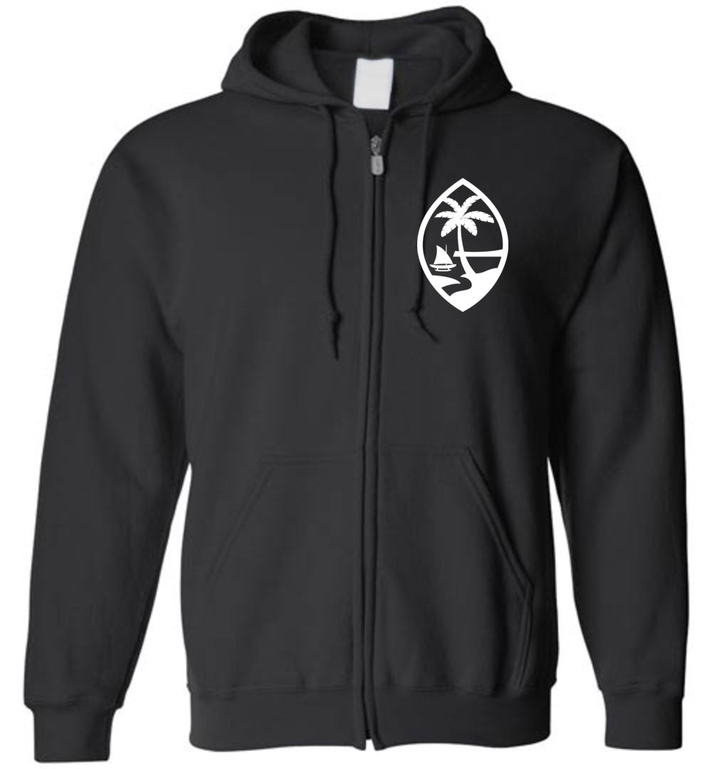 Coconut Crab Boboy Guam Seal Zip Hoodie Jacket