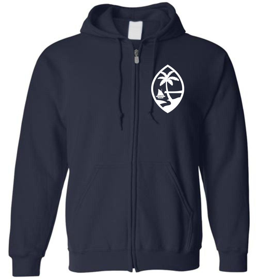 Coconut Crab Boboy Guam Seal Zip Hoodie Jacket