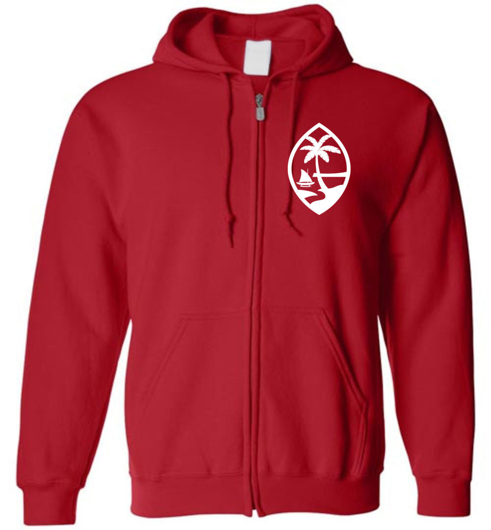 Coconut Crab Boboy Guam Seal Zip Hoodie Jacket