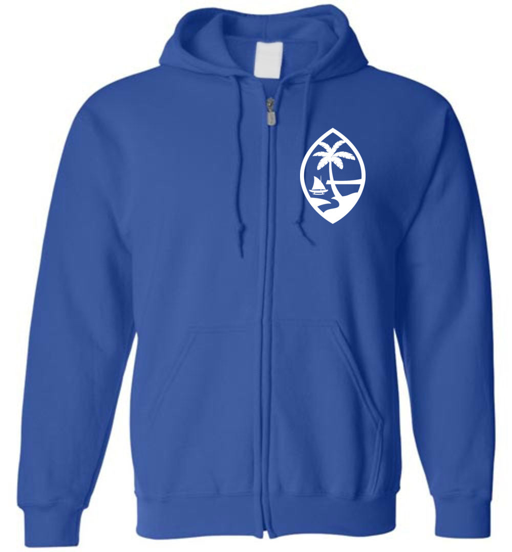 Coconut Crab Boboy Guam Seal Zip Hoodie Jacket