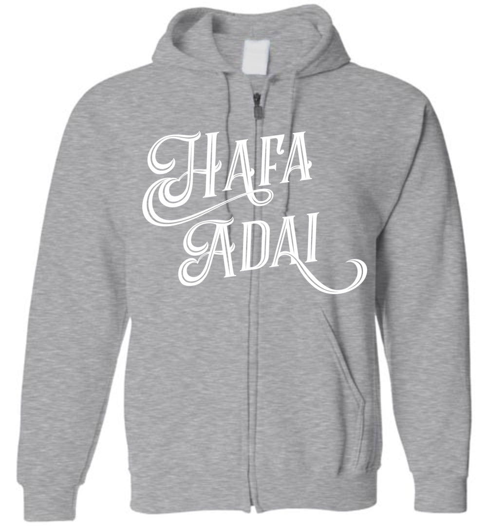 Hafa Adai Guam Saipan CNMI Hoodie Zip Jacket