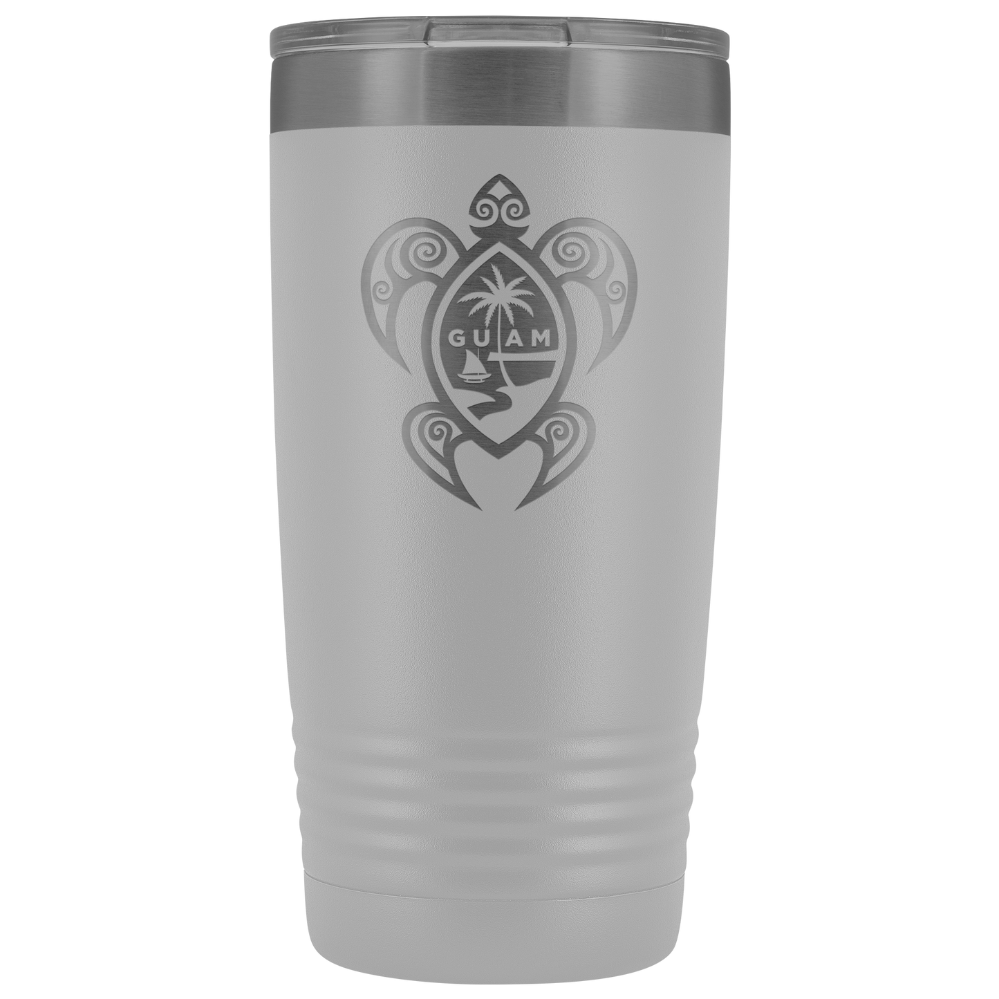 Guam Seal Tribal Turtle 20oz Tumbler