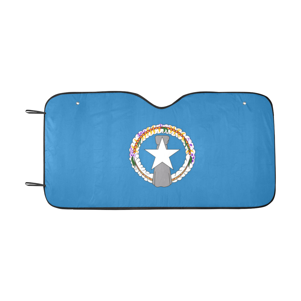 CNMI Seal Saipan Tinian Rota Car Sun Shade