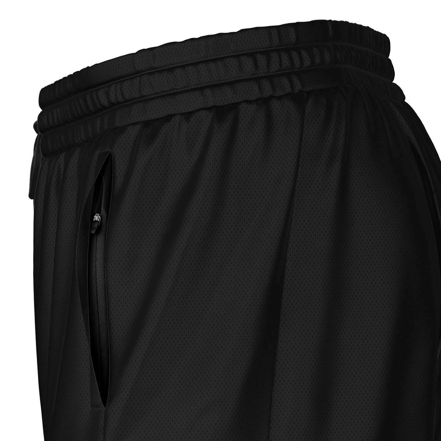 Guam Tribal Layer Black 2-in-1 Phone Pocket Active Shorts