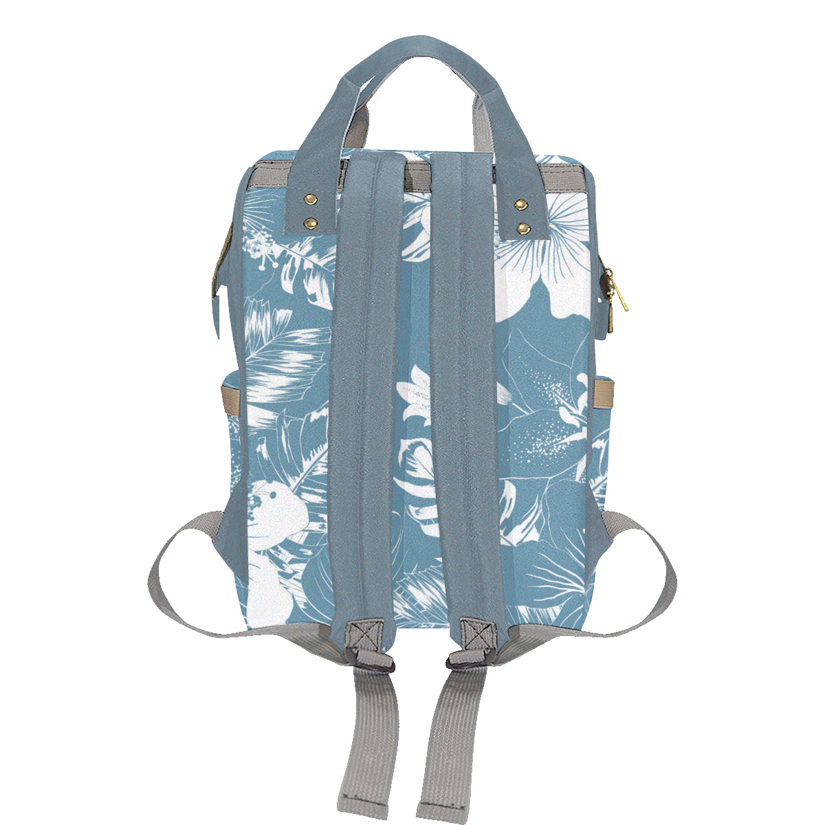Guam Slate Floral Baby Diaper Backpack Bag