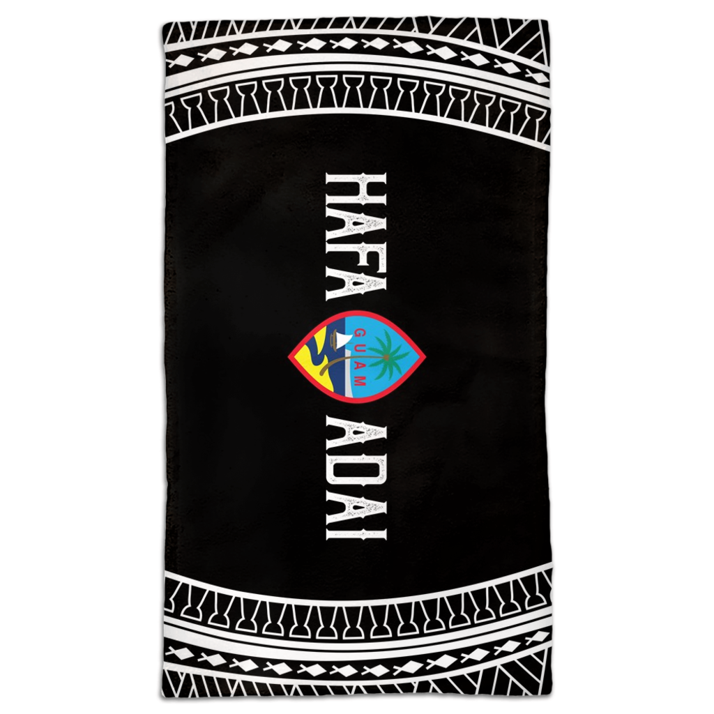 Hafa Adai Guam Tribal Hand Towel