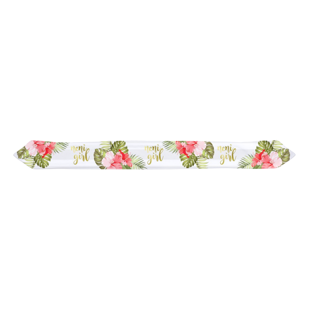 Neni Girl Hibiscus Striped Baby Headband