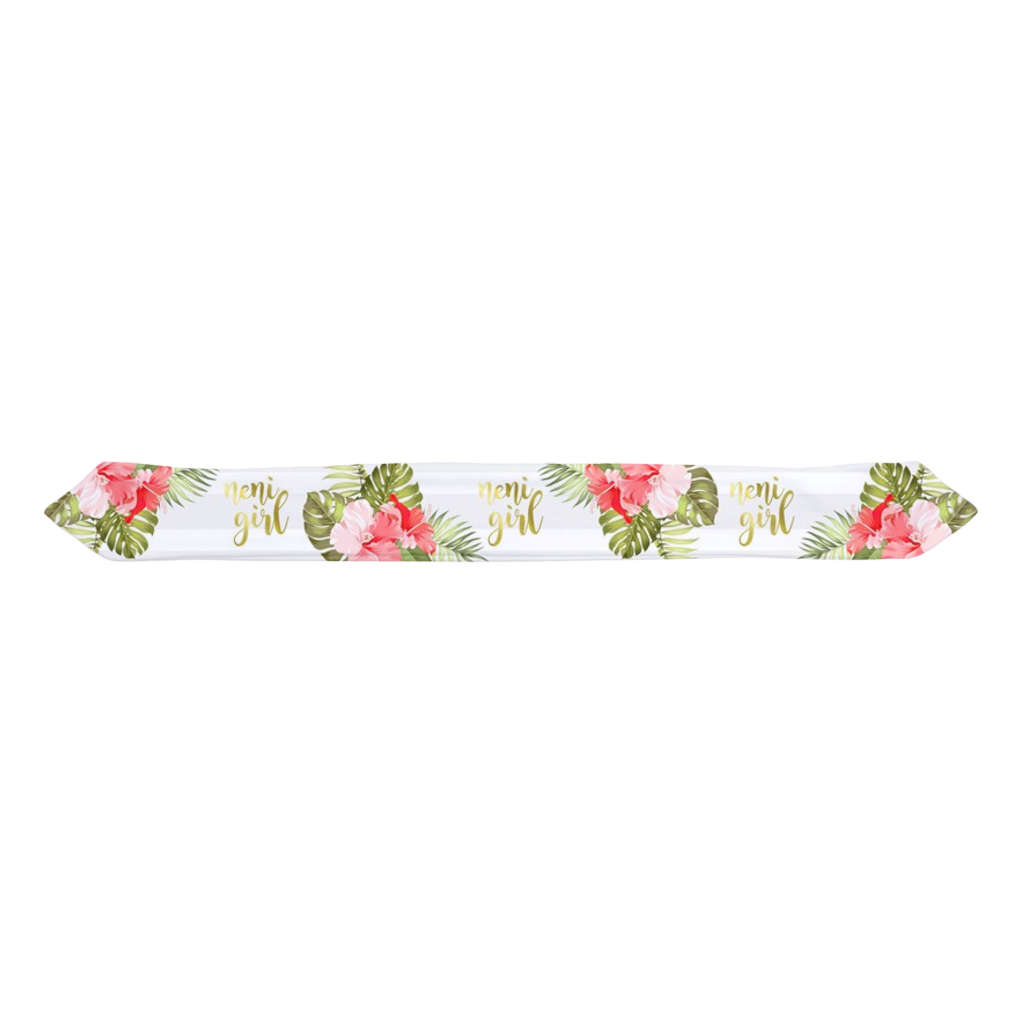 Neni Girl Hibiscus Striped Baby Headband