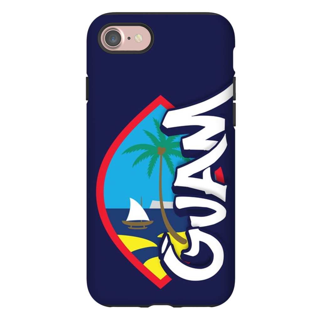 Guam Seal Tagged Premium Glossy Tough Phone Case