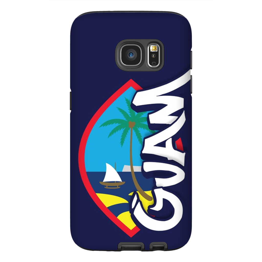 Guam Seal Tagged Premium Glossy Tough Phone Case
