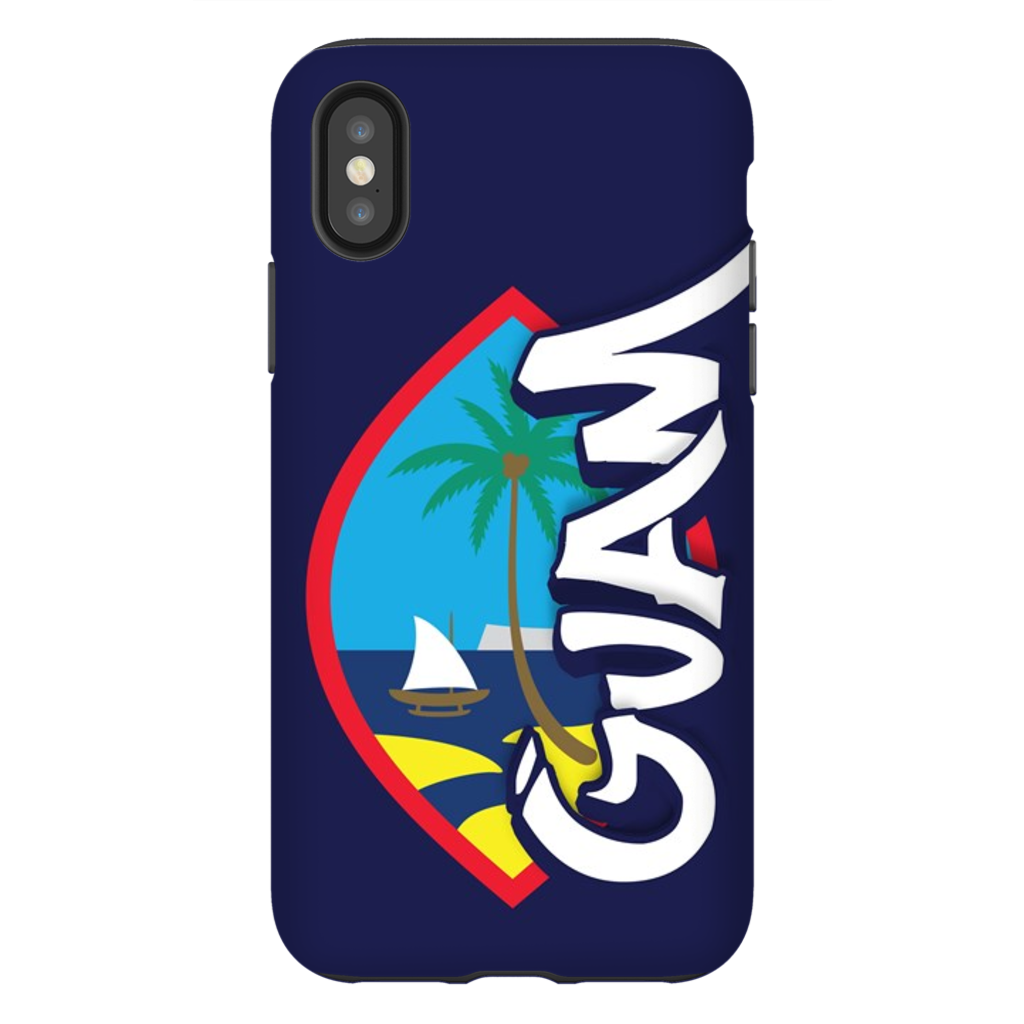 Guam Seal Tagged Premium Glossy Tough Phone Case