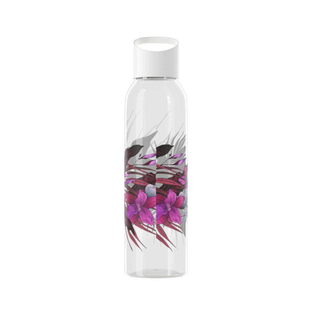 Guam Vintage Hibiscus Sky Water Bottle