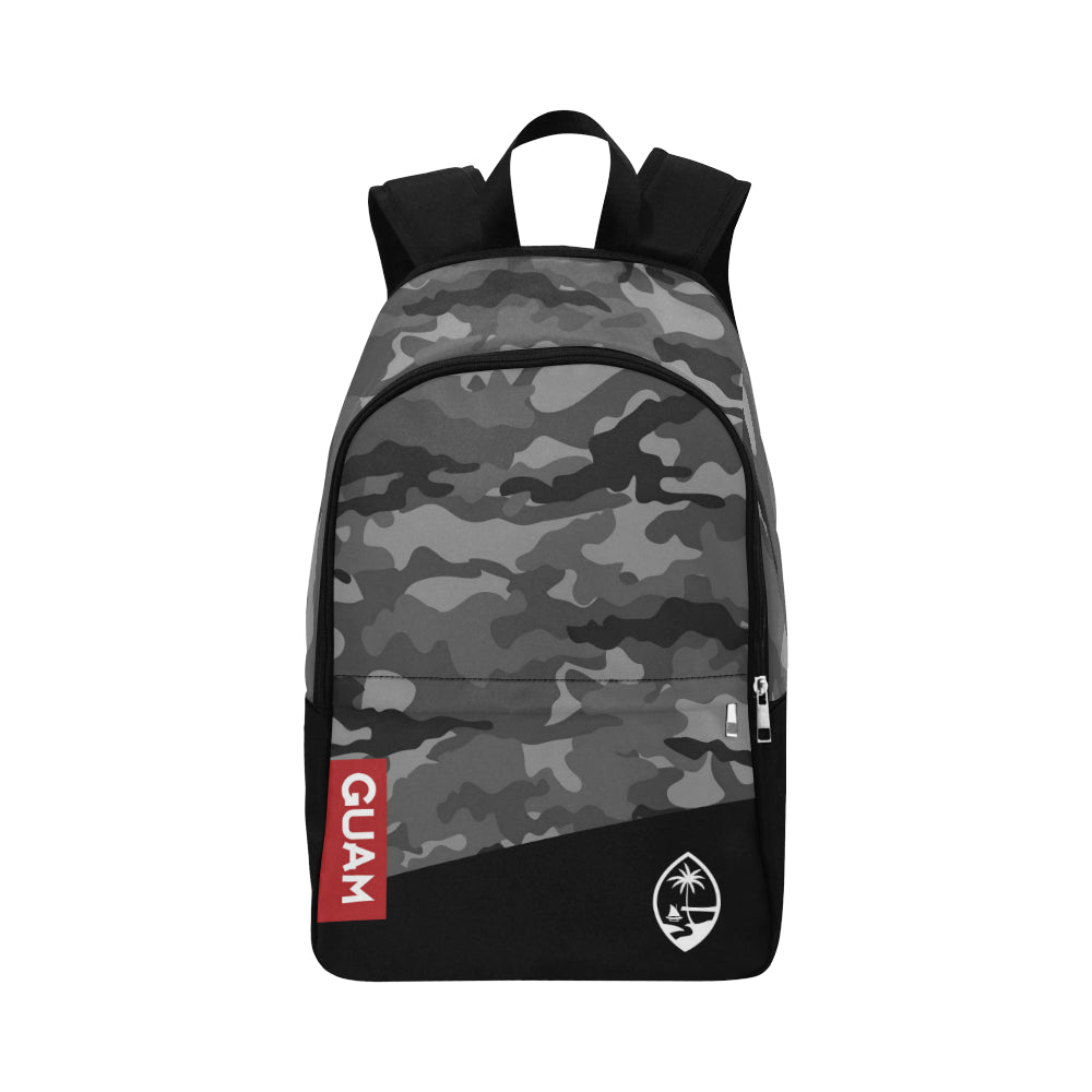 Guam Halftone Gray Camo Laptop Backpack